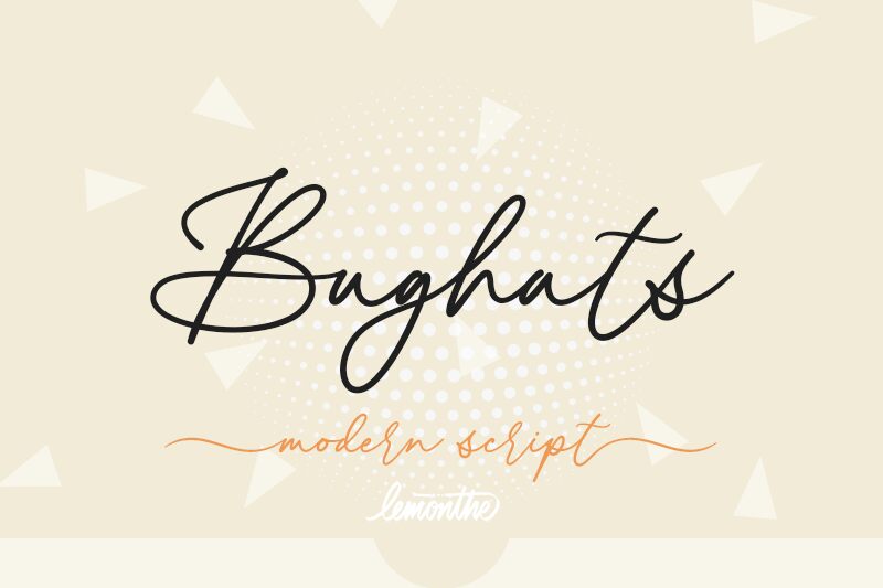 Bughats 字体