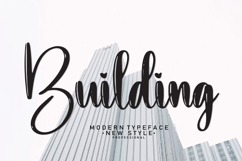 Building Schriftart