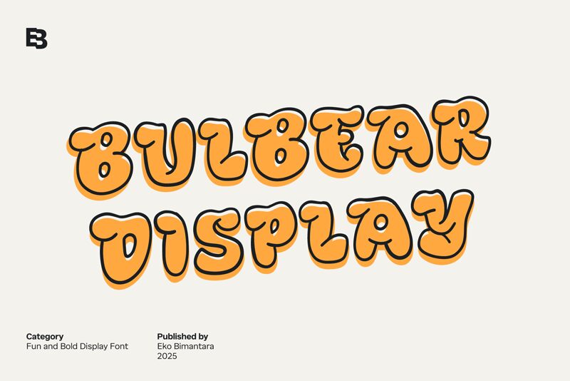 Bulbear Schriftart