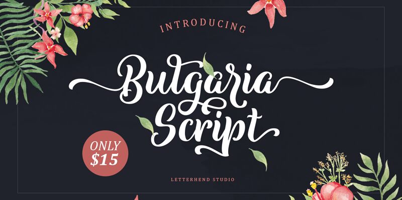 Bulgaria Script Carattere