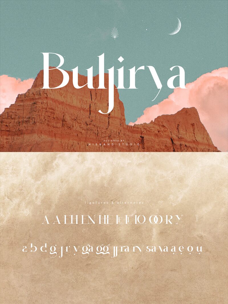 Buljirya Schriftart