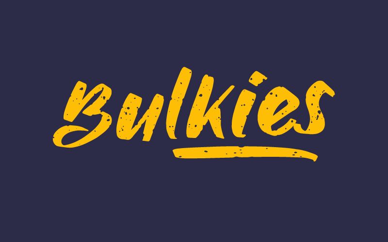 Bulkies Schriftart