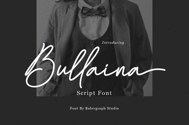 Bullaina Schriftart