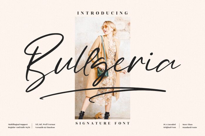 Bullgeria Schriftart