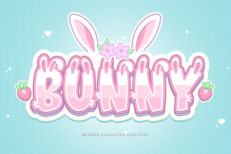Bunny Czcionka