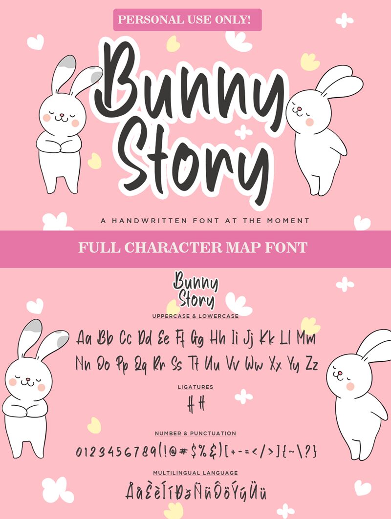 Bunny Story الخط