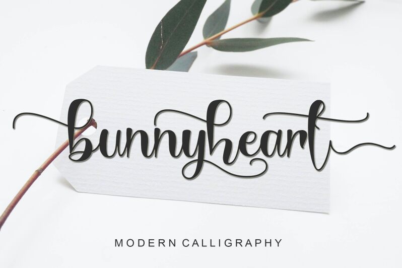 Bunnyheart Schriftart