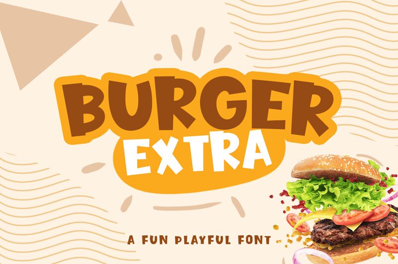 Burger Extra Шрифт