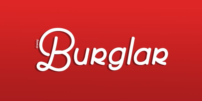 Burglar Czcionka