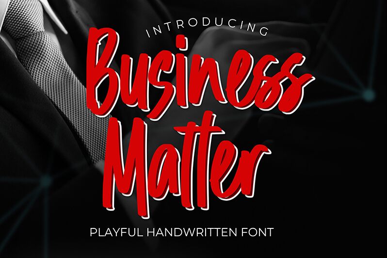Business Matter Schriftart