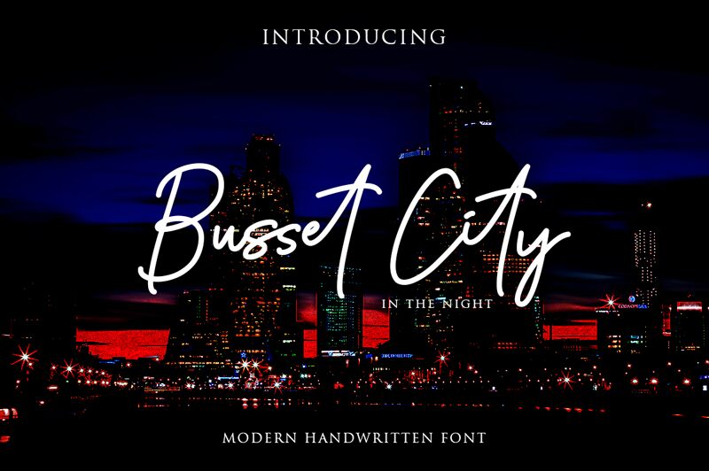 Busset City - PU 字体
