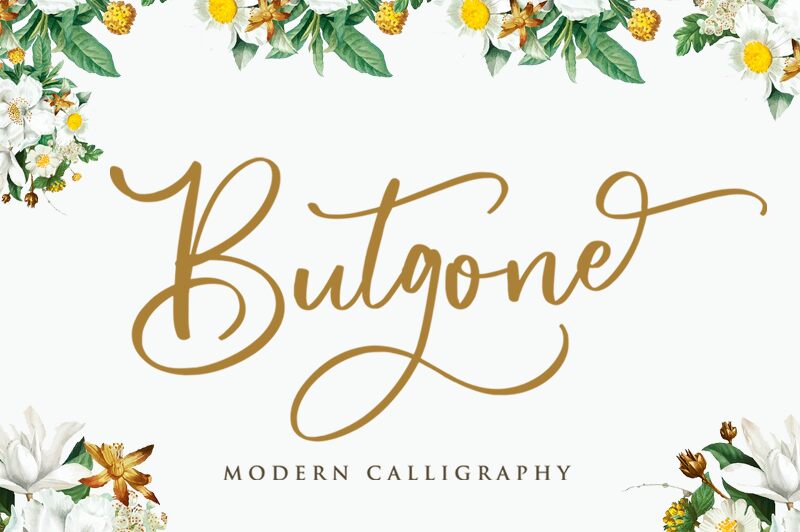 Butgone Schriftart