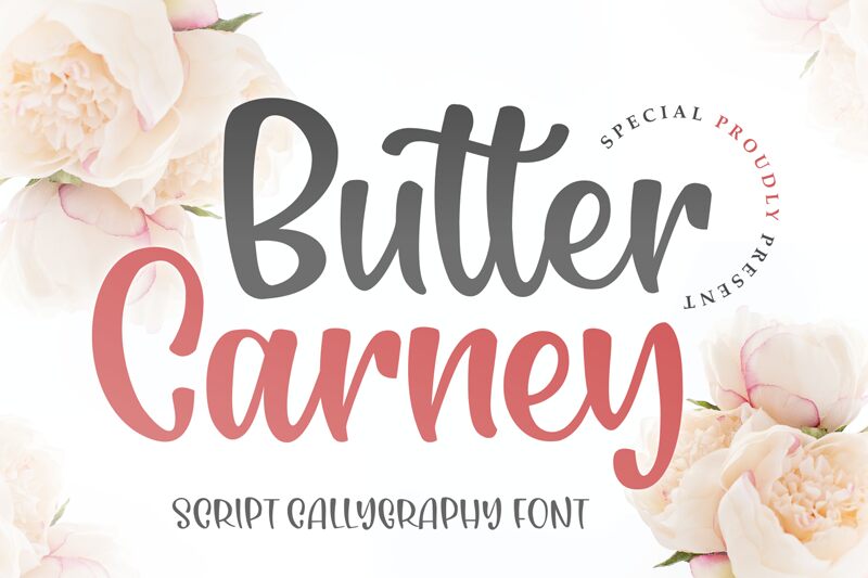 Butter Carney 字体