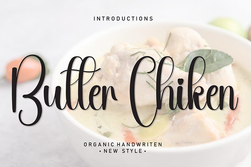 Butter Chiken Czcionka