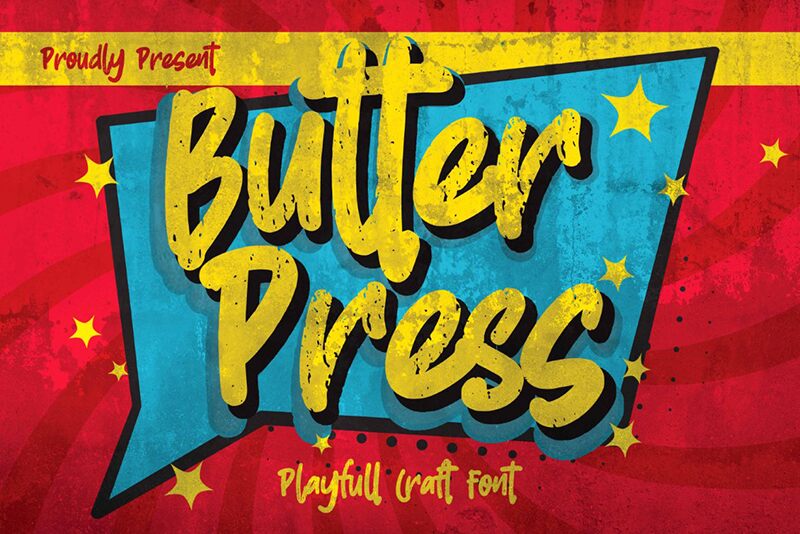 Butter Press Carattere