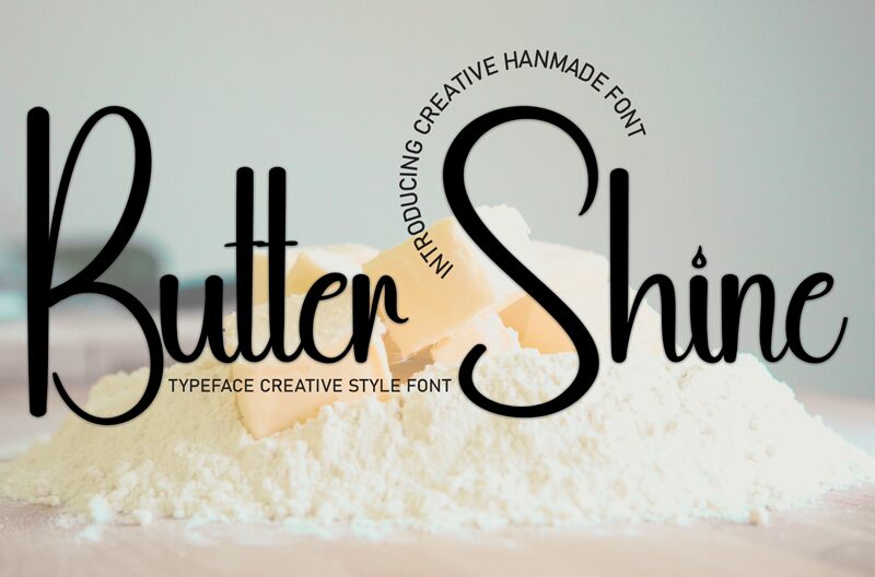 Butter Shine Font