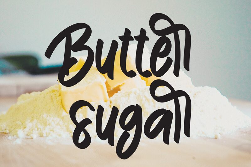 Butter Sugar 字体