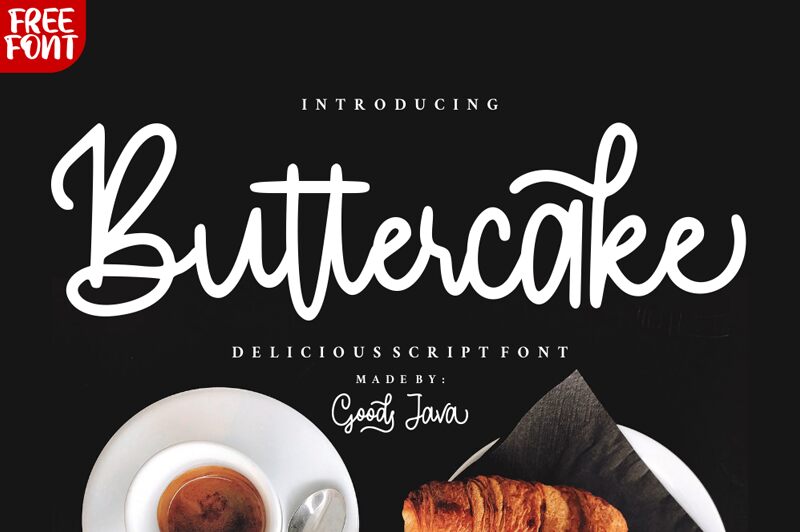Buttercake Schriftart