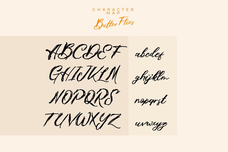Butterflies Carattere