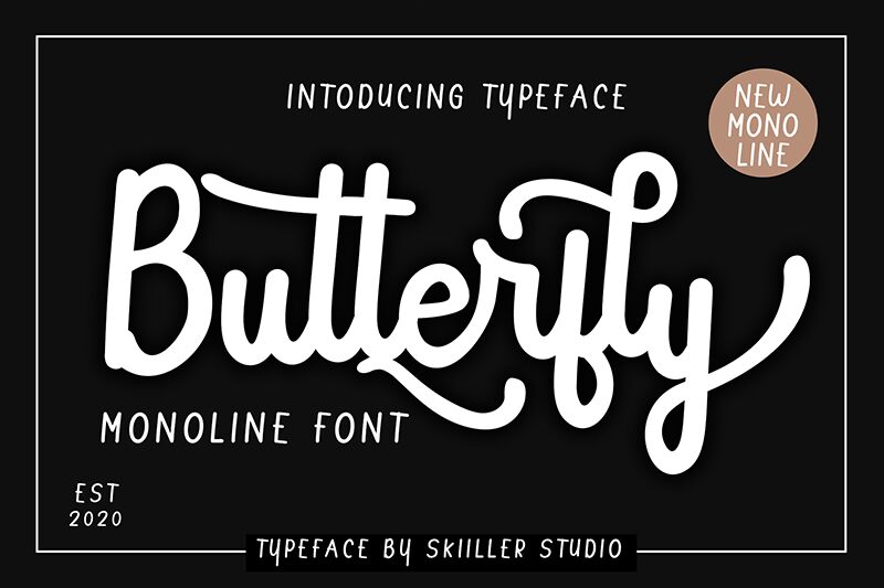 Butterfly Schriftart