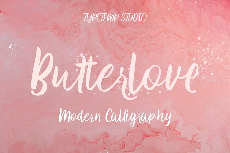 Butterlove フォント