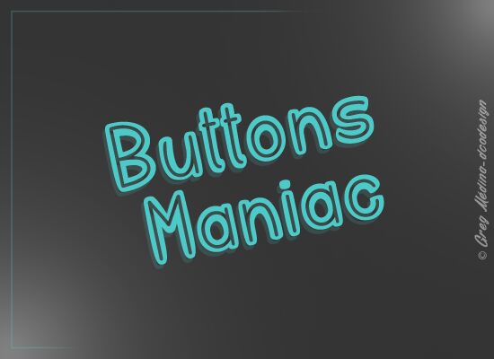 Buttons Maniac Czcionka