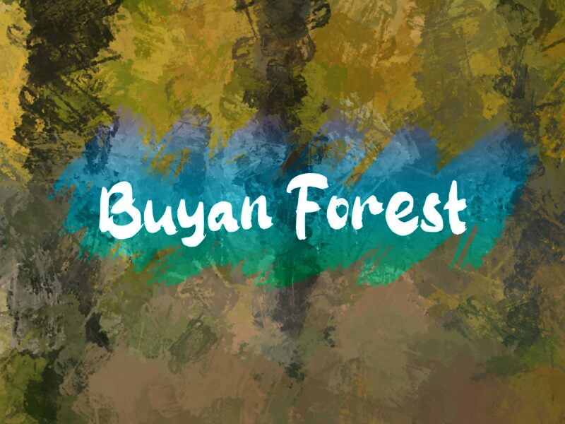 b Buyan Forest フォント