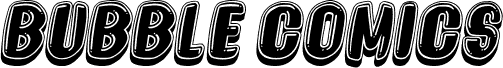 Preview of the Bubble Comics Regular font