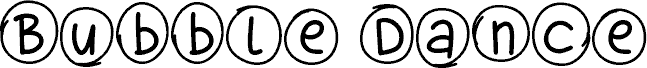 Bubble Dance Monogram
