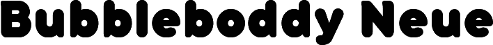 Bubbleboddy Neue Trial ExtraBold