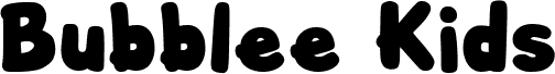 Vorschau der Schriftart Bubblee Kids Regular