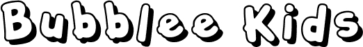 Vorschau der Schriftart Bubblee Kids Shadow Ran Regular