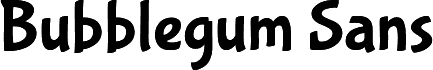 Bubblegum Sans Regular