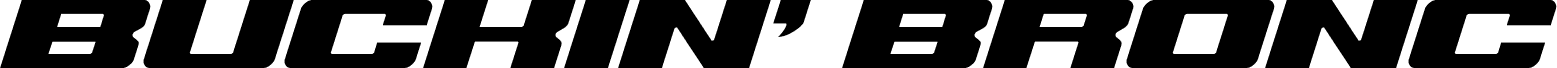 Ukážka písma Buckin' Bronc Super-Italic