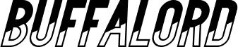 Buffalord Demo Gradient Italic