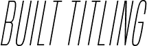 BuiltTitlingEl-Italic