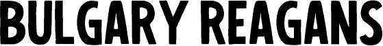 BulgaryReagansDemo font