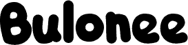 Bulonee 字体