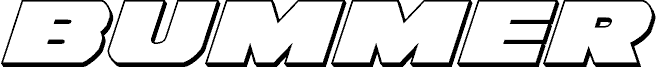 Bummer 3D Italic