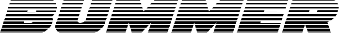 Bummer Gradient Italic