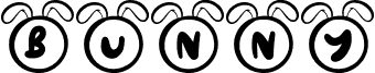 Bunny шрифт
