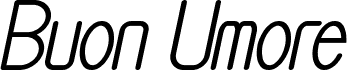 Buon Umore Bold Italic