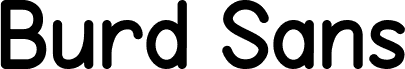 Burd Sans ExtraBold