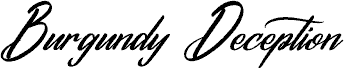 Burgundy Deception DEMO VERSION Italic fonte