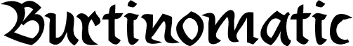 Preview of the Burtinomatic-DemiBold font