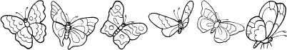Anteprima del carattere ButterFly