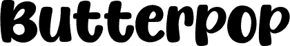 Butterpop 字体