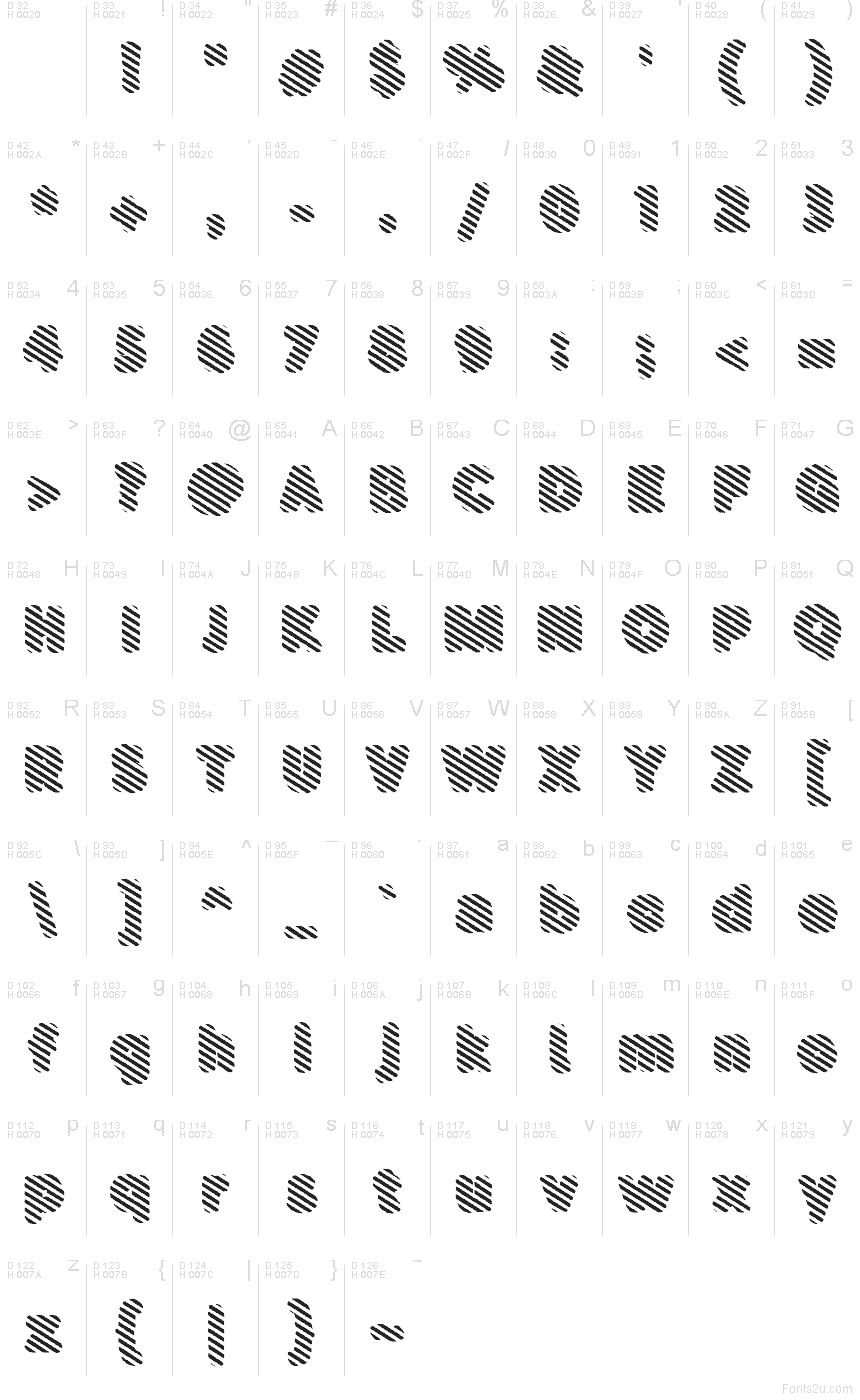 Latin de base - Table de caractères