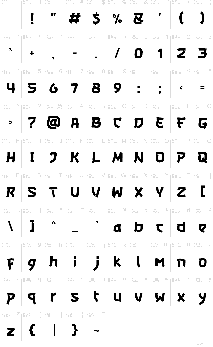 Bunkasai Solid шрифт