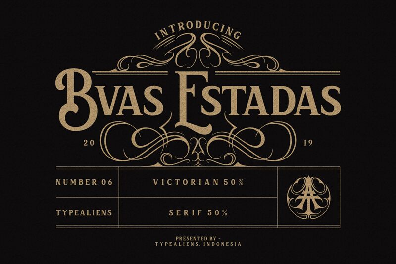 Bvas Estadas フォント